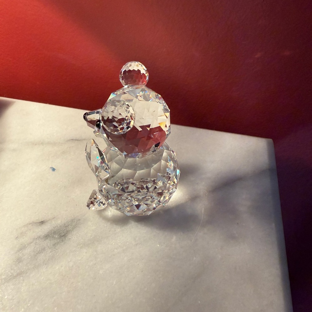 Swarovski Crystal Bear Figurine - Clear and Black - Picture 6 of 7